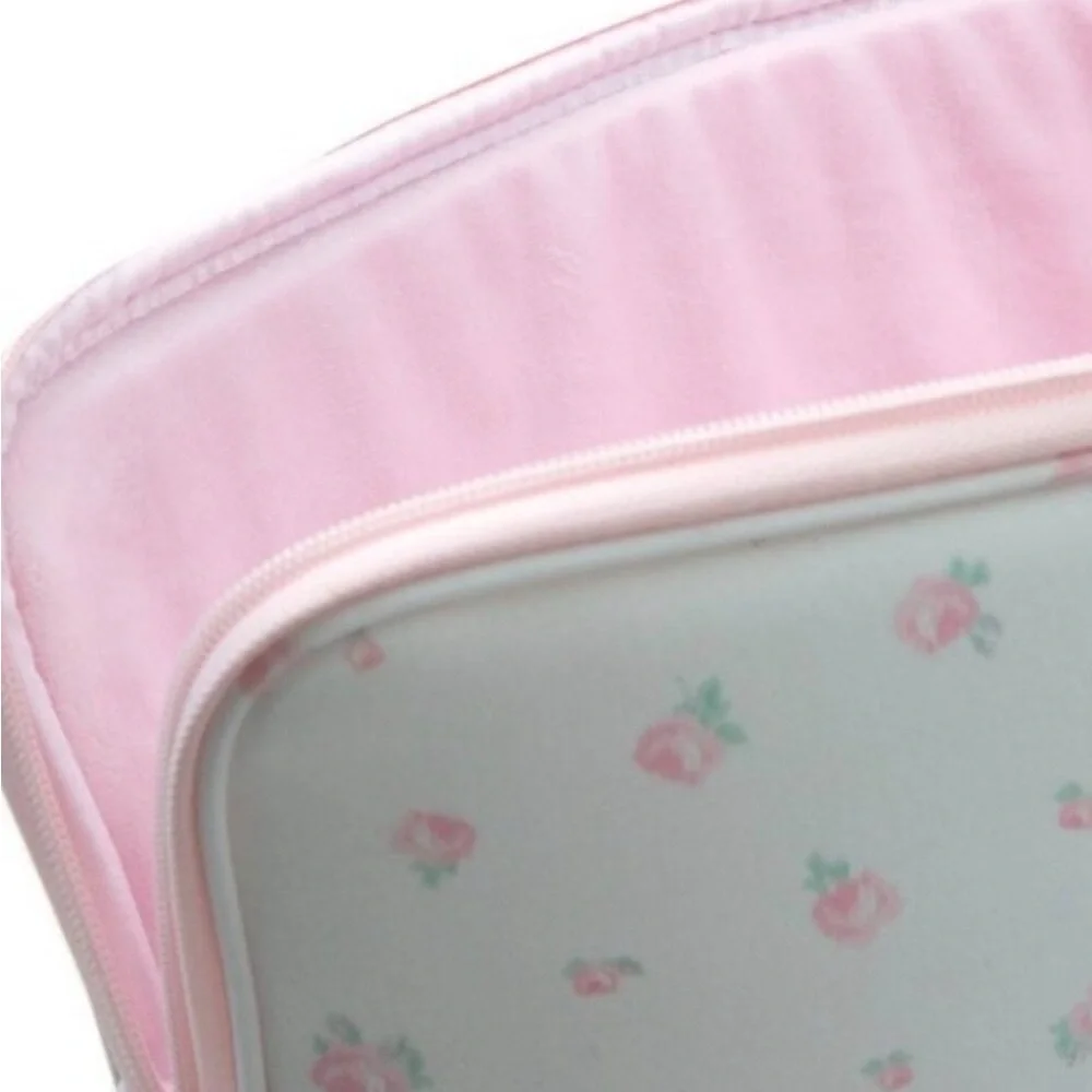 LoveShackFancy Pink Floral Laptop & Tablet Sleeve